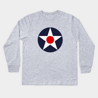 US Army Air Corps Kids Long Sleeve T-Shirt